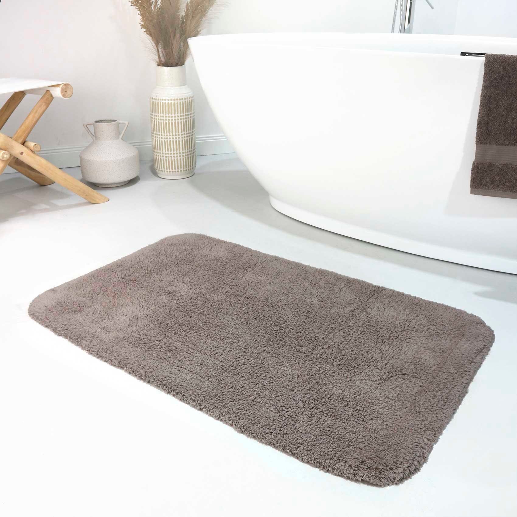 Wecon home Basics Badematte »Ole WB-2721«, Höhe 20 mm, fußbodenheizungsgeeignet Wecon home Basics taupe