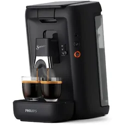 Philips Senseo Kapsel-/Kaffeepadmaschine Philips CSA260/50 Senseo® Maestro schwarz Padmaschine (2 Tassen gle...