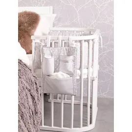 babybay Utensilo Stoff Grau