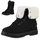 VAN HILL Damen Sneaker High Flach Schnallen Bequem Schuhe 214104 Schwarz 41 - 41 EU
