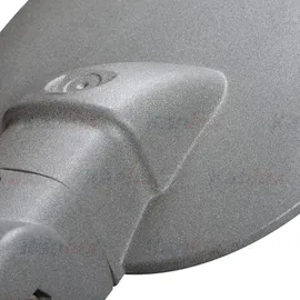KANLUX LED Mastleuchte Aluminium 9,9 cm schwenkbar grau 200 W