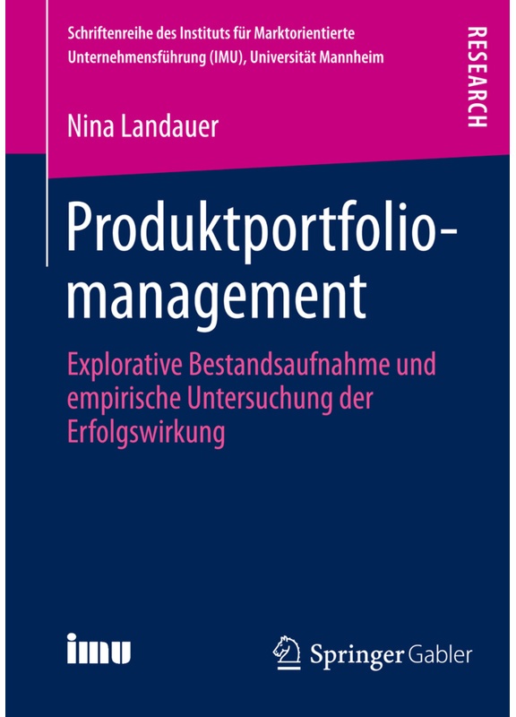 Produktportfoliomanagement - Nina Landauer, Kartoniert (TB)