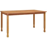 vidaXL Garten-Esstisch 150x90x75 cm Massivholz Teak