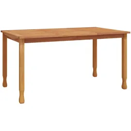 vidaXL Garten-Esstisch 150x90x75 cm Massivholz Teak