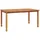 vidaXL Garten-Esstisch 150x90x75 cm Massivholz Teak
