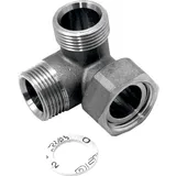 WOLF-Garten Wolf Winkel 3/4" Flx3/4"AGx3/4"AG 2070415 für Systemtrennung