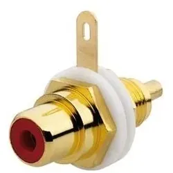 Rutenbeck Cinch-Buchse KM-Cinch rot 17000306