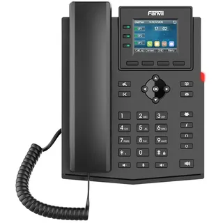 Fanvil X303P Schwarz 4 Zeilen LCD