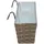 vidaXL Balkon 80 x 17 x 17 cm Grau