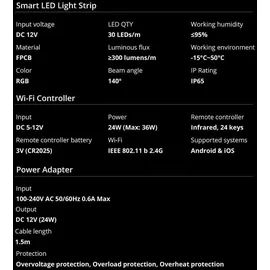 Sonoff L2-5M Kit Intelligenter wasserdichter LED-Streifen 5 m RGB-Fernbedienung Wi-Fi-Stromversorgung