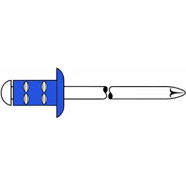 Gesipa Blindniete Flachrundkopf Ø4,8 x 17 mm 250 Stück