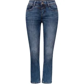 STREET ONE 7/8-Jeans - Damen, Gr. 27 - dunkelblau