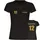 multifanshop Damen T-Shirt - Paderborn - Trikot Nummer 12 gold - Druck gold metallic - Frauen