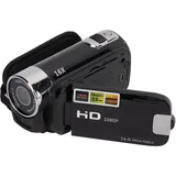 Videokamera Camcorder, 2,7 Zoll Full HD 1080P 16MP 16X Zoom Digitalkamera Recorder, mit 270° Drehung, Eingebautem Blitz, für Teenager (Schwarz)