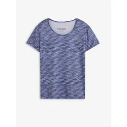 bonprix Funktionsshirt oversized schnelltrocknend, blau, 56/58 (3XL)