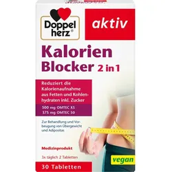 DOPPELHERZ Kalorien Blocker 2in1 Tabletten 30 St.