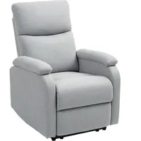 Homcom Relaxsessel mit Liegefunktion Gepolstert 69 x 103 x 91,5 cm Grau