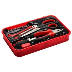 SCHMIDT security tools Werkzeugset Set TS-32 Handwerkzeug Box 32-teilig Werkzeugkoffer Werkzeugsatz