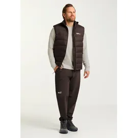 Jack Wolfskin ATHER DOWN VEST M RDS Braun L