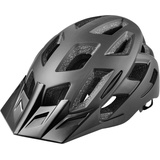 Conrad Fahrrad-Helm Dunkelgrau (matt) Konfektionsgröße=L Kopfumfang=58-61cm