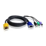 ATEN 2L-5302UP KVM Anschlusskabel 1,8 m Schwarz