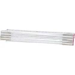 KS Tools Holz-Gliedermaßstab, weiß, 2m