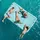 Intex 56289EU - Water Lounge (310x183x18cm) groß, bis 400kg belastbar, 4 Personen