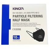 Kingfa FFP2 Atemschutzmaske schwarz (10er Box)