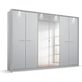 Rauch Drehtürenschrank OTELI 275 x 231 x 58 cm Grau