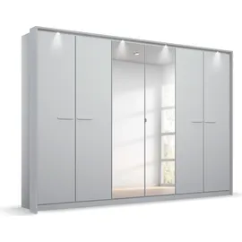 Rauch Drehtürenschrank OTELI 275 x 231 x 58 cm Grau