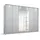 Rauch Drehtürenschrank OTELI 275 x 231 x 58 cm Grau