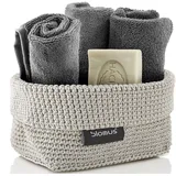 BLOMUS Häkelkorb TELA beige 10 x 19 x 15 cm