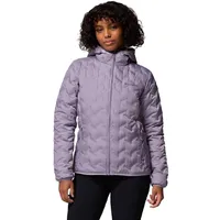 Columbia Damen Delta Ridge 2 Down Hooded Jacket Daunenjacke Mit Kapuze, Schieferviolett, XS EU