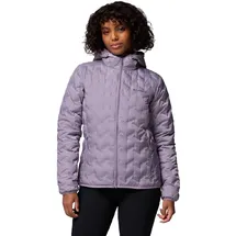 Columbia Damen Delta Ridge 2 Down Hooded Jacket Daunenjacke Mit Kapuze, Schieferviolett, XS EU