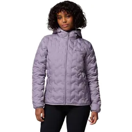 Columbia Damen Delta Ridge 2 Down Hooded Jacket Daunenjacke Mit Kapuze, Schieferviolett, XS EU