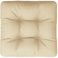 vidaXL Palettenkissen 60 x 60 x 12 cm beige 1 St.