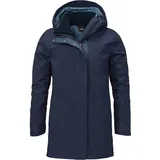 Schöffel Damen 3in1 Parka Barth Women navy blazer, 48