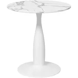 Homcom Esszimmertisch 70 x 74 x 70 cm weiß