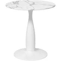 Homcom Esszimmertisch 70 x 74 x 70 cm weiß