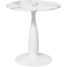 Homcom Esszimmertisch 70 x 74 x 70 cm weiß