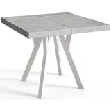 Esstisch Ausziehbar Rico 80-130cm, Graphit, Holzbeine, Modernes Design