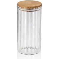 Kela Kochtopf, 0,9 L, Borosilikatglas, Akazienholz, 18 cm -