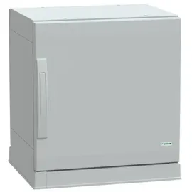 Schneider Electric Polyestergehäuse, PLAZ m. Sockelrahmen, offener Boden, 500x500x420 IP54 Inhalt: