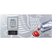 WINSOR & NEWTON Acrylfarbe Farbenset 12 St. 20 ml