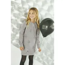 Kidsworld Sweatkleid in grau-meliert | Gr.: 164/170,