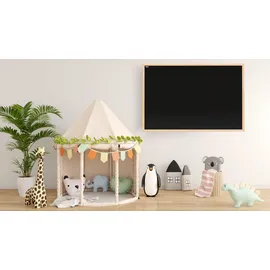 ALLboards Kreidetafel 80 x 50 cm Schwarz