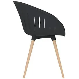 TOPSTAR 2er-Set Besucherstuhl T2023 43 x 43 x 108 cm grau