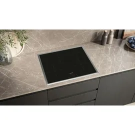 Siemens PQ521IB01 iQ500 Herd-Glaskeramik-Kochfeld-Kombination herdgesteuert, 59,4 cm breit, activeClean - automatische Selbstreinigung, cookControl30 - Automatikprogramme