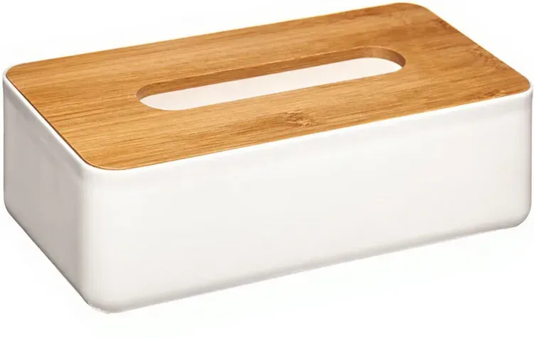 Taschentuchbox PP Natureo Weiß