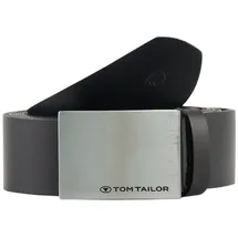 Tom Tailor Koppelgürtel Leder 3,5 cm schwarz 105